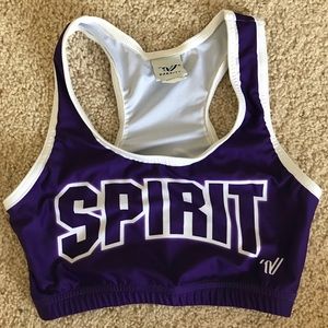 Spirit of Texas practice wear sports bra